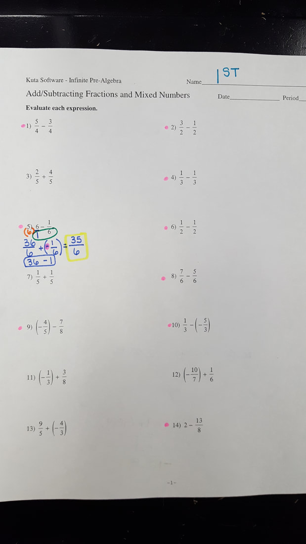 kuta software algebra 1 equations containing fractions